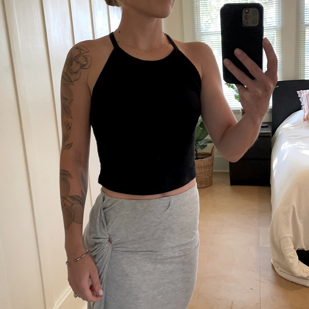 Bozzolo high-neck crop tank, size large